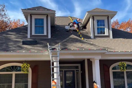 Christmas Light Installation